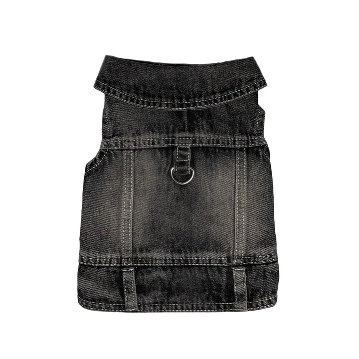 Dog Jean Jacket Pet Denim Clothes for Small Dogs Fashion Classic Girl Boy Cat Costumes Puppy Outfit Shirts Machine Washable