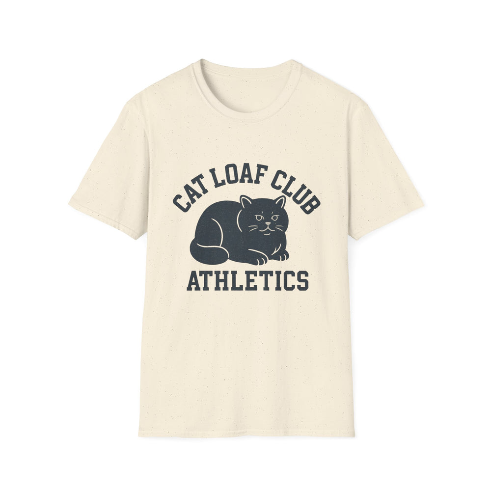 Cat Loaf Club Athletics T-Shirt Natural