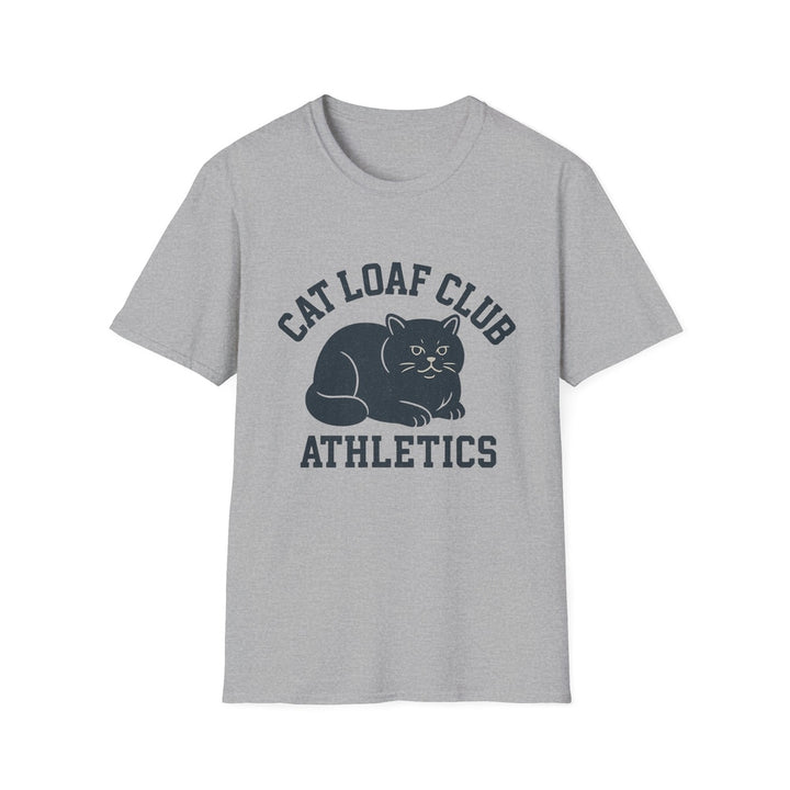 Cat Loaf Club Athletics T-Shirt Sport Grey
