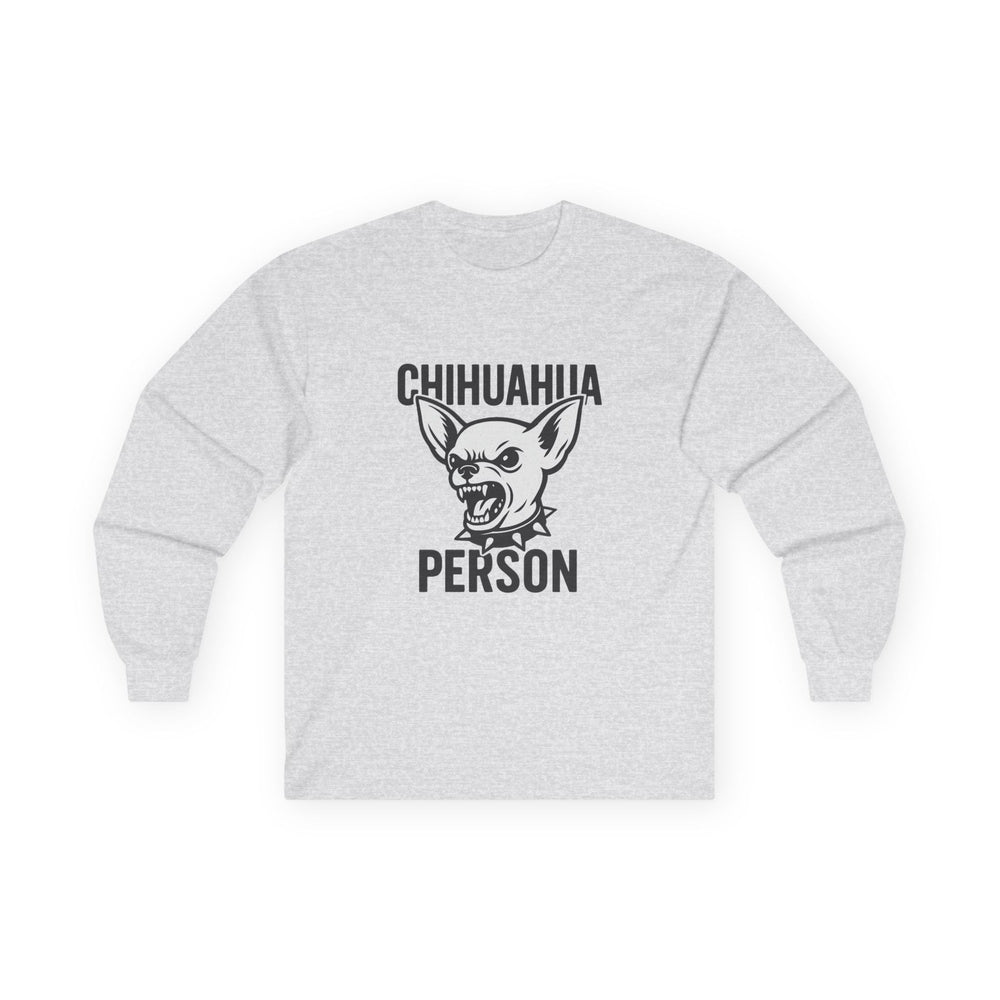 Chihuahua Person Vintage Tee Ash