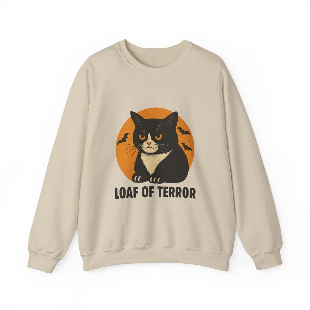Loaf of Terror Halloween Sweatshirt Sand