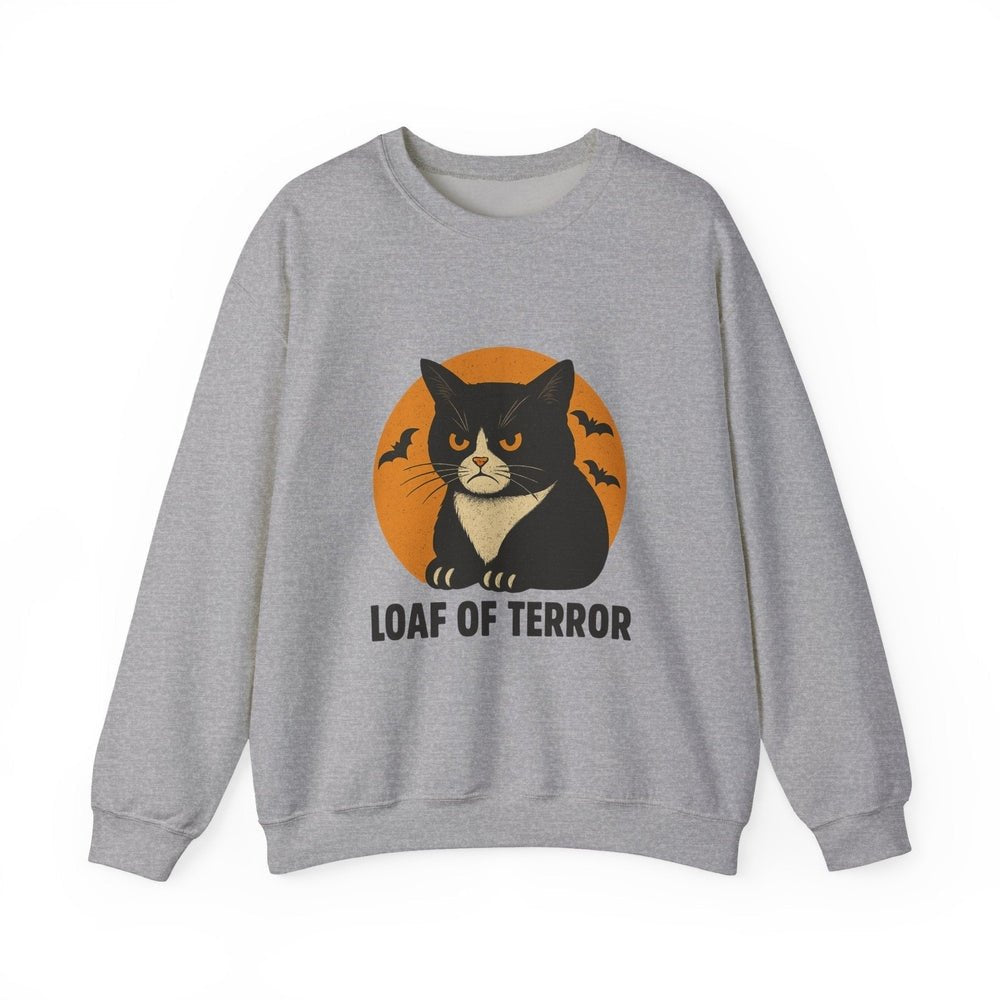 Loaf of Terror Halloween Sweatshirt Sport Grey