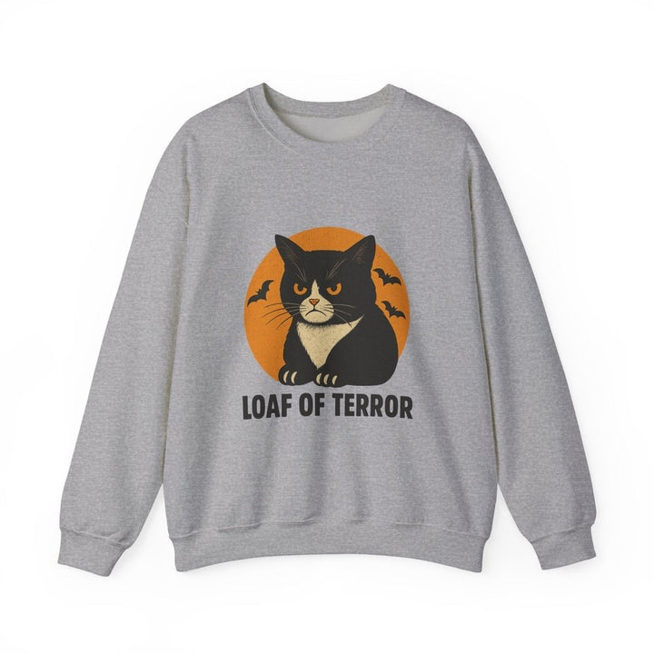 Loaf of Terror Halloween Sweatshirt Sport Grey
