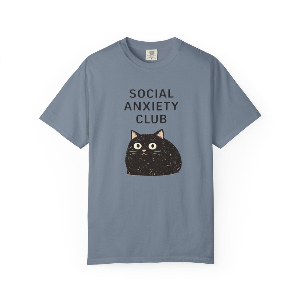 Social Anxiety Club T-Shirt Blue Jean