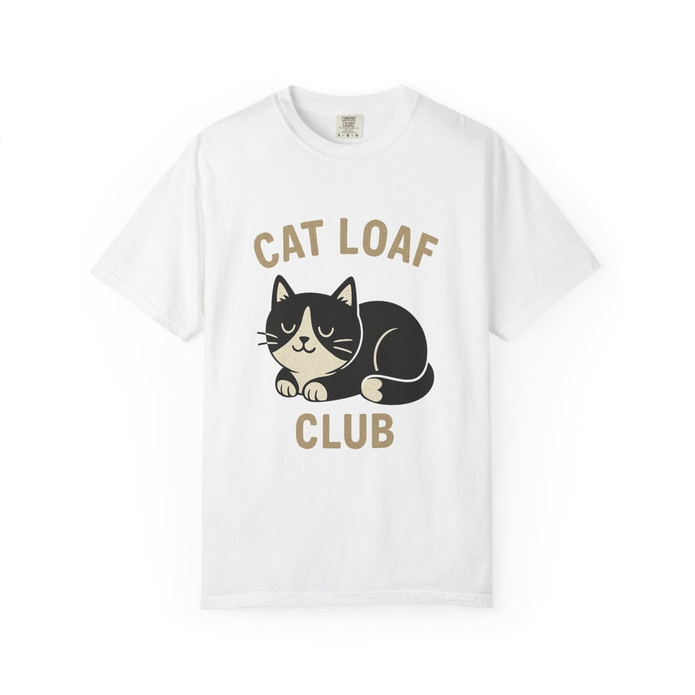 Vintage Tuxedo Cat T-Shirt White
