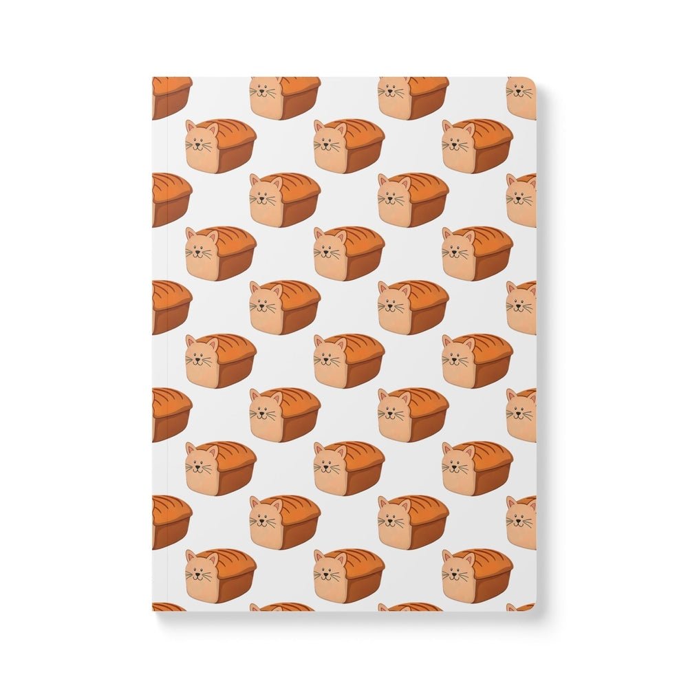 Whimsical Notebook for Cat Lovers 100 pages (50 sheets) Ruled line 5.75" x 8"