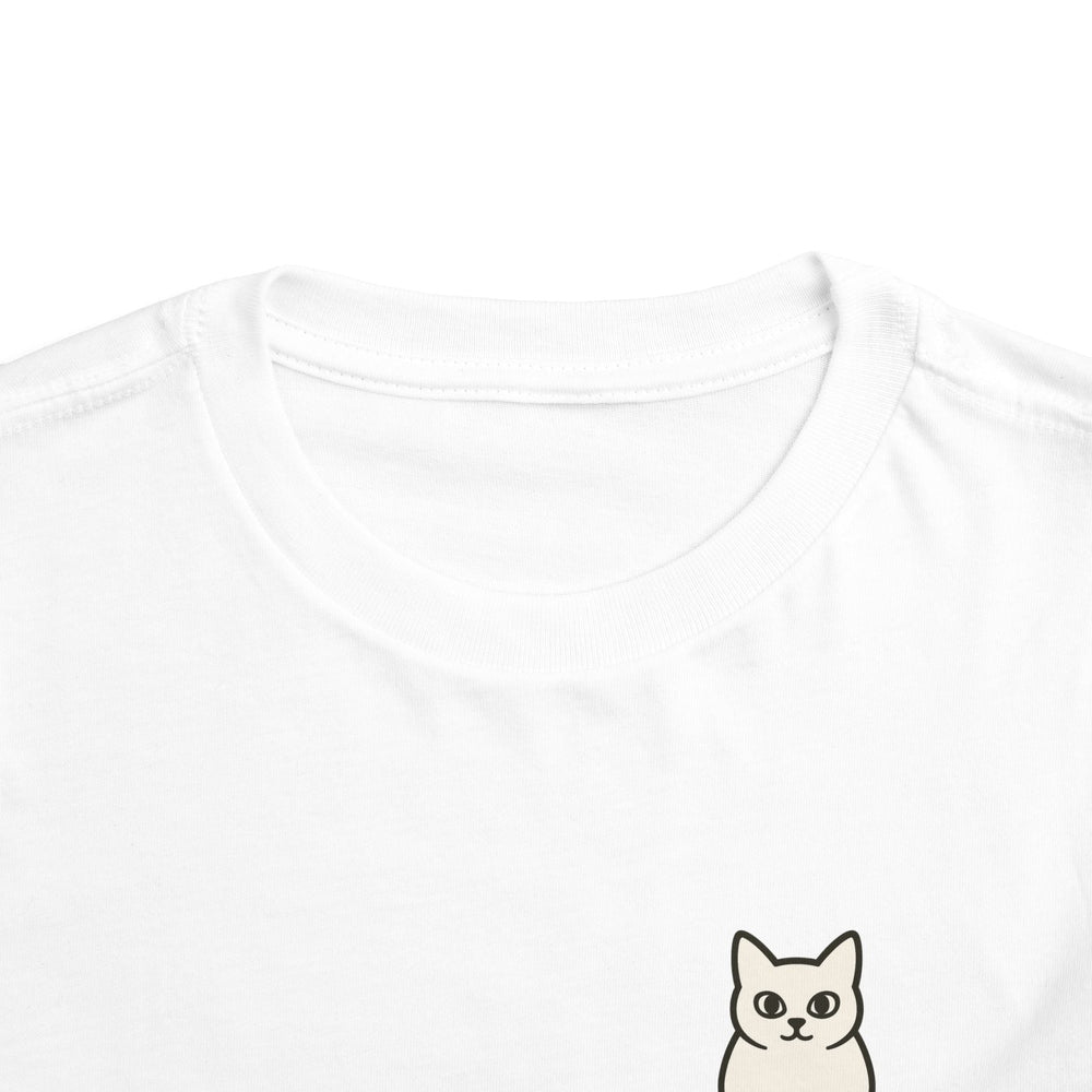 White Cat Loaf - Toddler T-Shirt