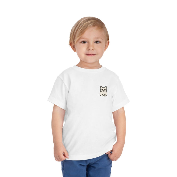 White Cat Loaf - Toddler T-Shirt