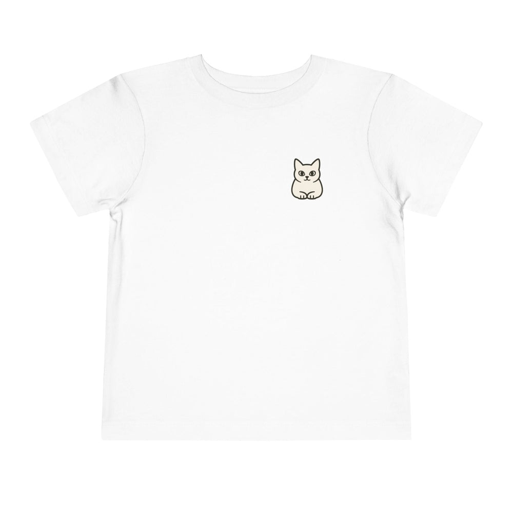 White Cat Loaf - Toddler T-Shirt White